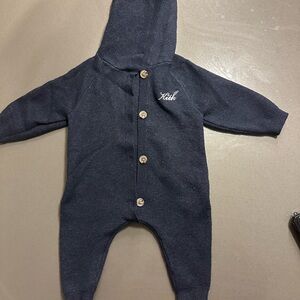 Kids Navy Blue One Piece by Kickee Pants